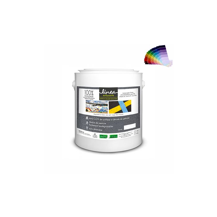 Peinture temporaire naturelle pour sol extérieur (1kg/5m2) Natura