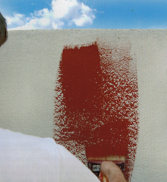 peinture naturelle pour mur béton