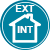 Logo intérieur extérieur