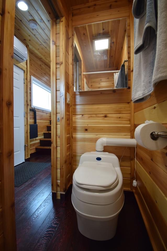 toilette sèche dans tiny house