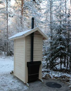 Toilette sèche bagloo Ekolet cabane